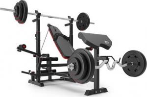 Hop-Sport Hop-Sport Zestaw kulturystyczny Premium 105kg z ławką hs-1075 4