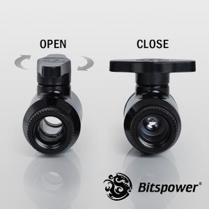 BitsPower zawór G1/4" (BP-MVVRGIG14-MBKBK) 3