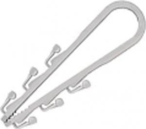 Fischer fischer cable loop Steckfix SF plus LS 3/13, clamp (light grey, 100 pieces) 1