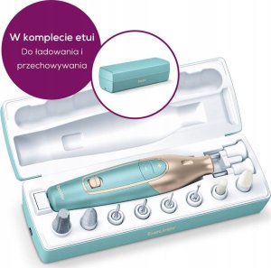 Beurer Beurer MP 84 manicure/pedicure set, nail care (turquoise/gold) 13