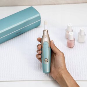 Beurer Beurer MP 84 manicure/pedicure set, nail care (turquoise/gold) 4
