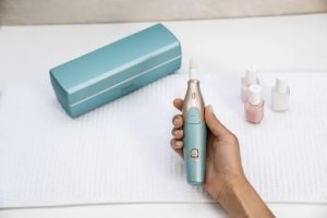 Beurer Beurer MP 84 manicure/pedicure set, nail care (turquoise/gold) 6
