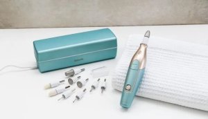 Beurer Beurer MP 84 manicure/pedicure set, nail care (turquoise/gold) 10
