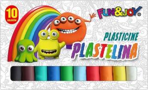 Titanum Plastelina 10 kolorów Fun&Joy 1