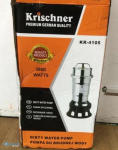 Pompa do wody brudnej Krischner KR-4105 rozdrabniacz Niklowana 1