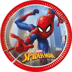 PROCOS Talerzyki papierowe 20cm 8 szt Spiderman 1