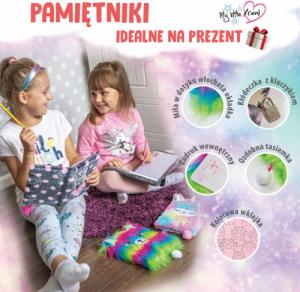 St. Majewski Pamiętnik z kłódką włochacz A5 96k Good Vibes 2