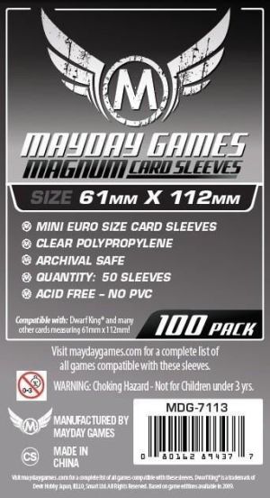 Mayday Koszulki Magnum Platinum 61x112 (100szt) MAYDAY - 206444 1