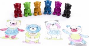 Derform Kredki misie do nauki rysowania 6 kolorów Kidea 3