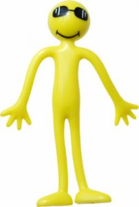 Hipo Figurka gumowa wyginana żółto-ludek 13 cm 2