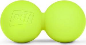 Hop-Sport Piłeczka do masażu silikonowa podwójna - limonkowa 1