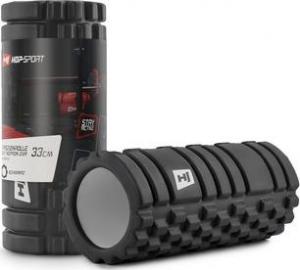 Hop-Sport Zestaw piłeczek do masażu+roller EVA czarny 2