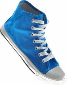 Wysokie uniwersalne trampki Niebieskie /E4-1 9185 S078/ 39 2