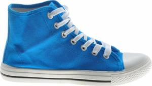 Wysokie uniwersalne trampki Niebieskie /E4-1 9185 S078/ 39 4