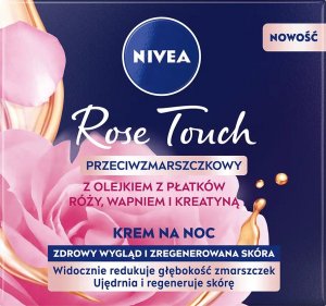 Nivea Rose Touch Przeciwzmarszczkowy krem na noc 50ml 1