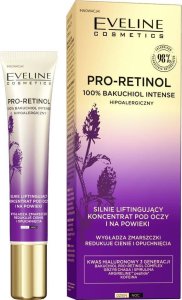 Eveline Eveline Pro-Retinol 100% Bakuchiol Intense Silnie Liftingujący Koncentrat pod oczy i na powieki 20ml 1