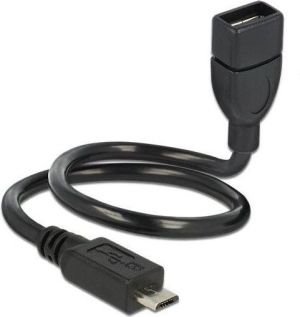 Kabel USB Delock USB-A - 0.35 m Czarny (83927) 1