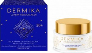 Dermika Luxury Neocollagen 50+ Kolagenowy Krem wzmacniający redukujący zmarszczki na dzień i noc 50ml 1