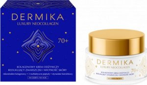 Dermika Luxury Neocollagen 70+ Kolagenowy Krem odżywczy redukujący zmarszczki i wiotkość skóry na dzień i noc 50ml 1