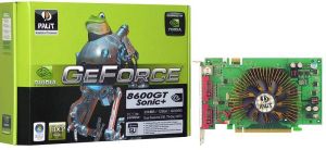 Karta graficzna Palit GeForce 8600 GT 256MB 8600GT Sonic+ 256MB DDR3 (128bit) PCI-E TV/DVI 1
