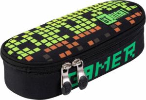 Piórnik St. Majewski Piórnik saszetka usztywniona z wewnętrzną klapką ST.RIGHT PC-01 Pixel gamer 2