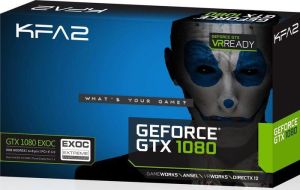 Karta graficzna KFA2 GeForce GTX1080 EXOC 8GB GDDR5X (256 Bit) DVI, HDMI, 3xDP, Retail (80NSJ6DHL4EK) 2