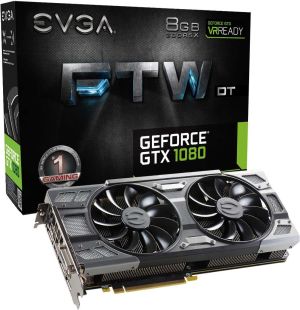 Karta graficzna EVGA GeForce GTX 1080 FTW DT Gaming 8GB GDDR5X (256 Bit) DVI, HDMI, 3xDP, BOX (08G-P4-6284-KR) 1