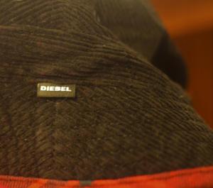 Diesel Bucket hat czarny dwustronny kapelusz Diesel 58 5