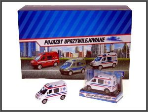 Hipo Mini Van Pogotowie 8cm w pud.p24 1