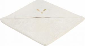 Piapimo Ręcznik z kapturkiem 75 x 75 cm bambusowo-bawełniany piaskowy z haftem kolekcja TowelPower Piapimo 1