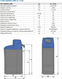 Zmiękczacz wody BWT Aquadial Softlife 25 AQSL25V2 8