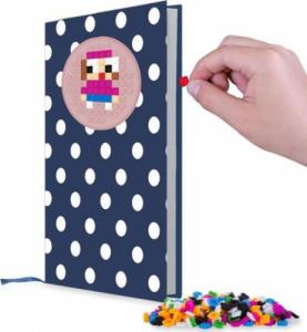 PIXIE Zeszyt A5 w Linie, PIXIE CREW, Kropki, Różowy 2