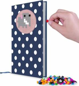 PIXIE Zeszyt A5 w Linie, PIXIE CREW, Kropki, Różowy 3