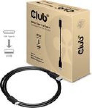 Kabel USB Club 3D USB-A - USB-C 1 m Czarny (CAC-1523) 1