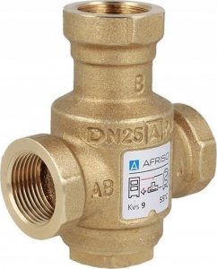 Afriso Zawór temperaturowy ATV 335, DN25, Rp1", kvs 9, 55°C 17