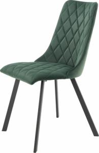 Selsey SELSEY Krzesło tapicerowane Dreasies zielone 1