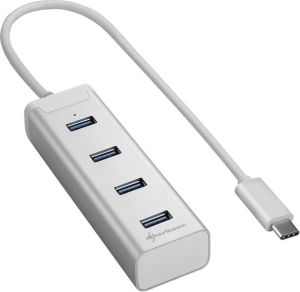 HUB USB Sharkoon 4x USB-A 3.0 (4044951019007) 1
