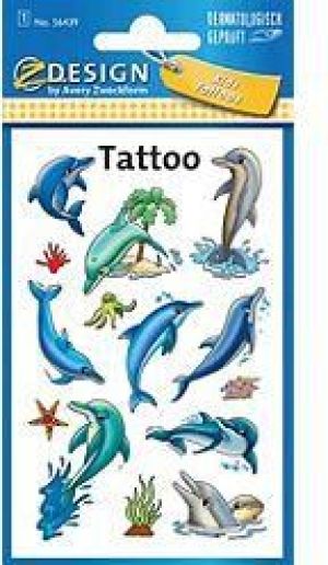 Avery Zweckform Tatuaże - Delfiny (106705) 1