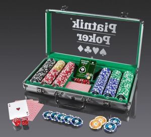 Piatnik Poker Alu-Case - 300 żetonów 14g (77968) 1