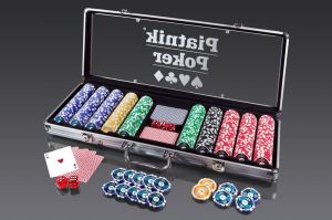 Piatnik Poker Alu-Case 500 żetonów 14g (77969) 2