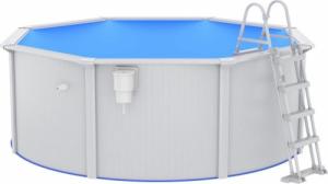 vidaXL vidaXL Basen z drabinką, 360x120 cm 2