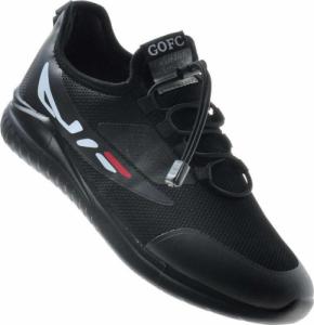 Pantofelek24 Wsuwane męskie buty sportowe GOFC Czarne /D5-3 8045 S417/ 41 1