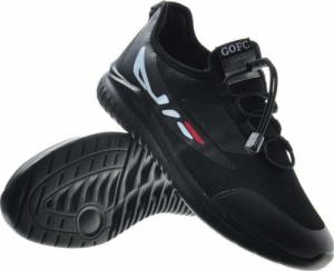 Pantofelek24 Wsuwane męskie buty sportowe GOFC Czarne /D5-3 8045 S417/ 45 3