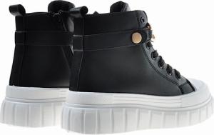 Pantofelek24 Czarne creepersy na platformie /D6-3 9523 S690/ 38 4