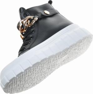 Pantofelek24 Czarne creepersy na platformie /D6-3 9523 S690/ 38 8