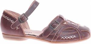 Pantofelek24 Wygodne sandały dziewczęce Brązowe /D8-3 11640 T5-5/ 32 2