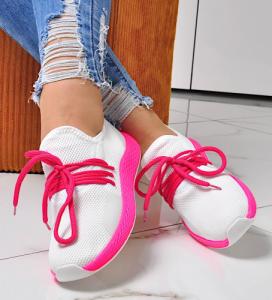 Pantofelek24 Damskie buty sportowe Fuksja /D7-2 10121 S200/ 36 1