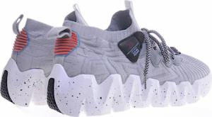 Pantofelek24 Szare buty sportowe z białą podeszwą /E6-3 8322 S592/ 37 7