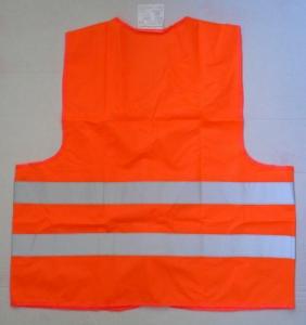Carcommerce KAMIZELKA OSTRZEGAWCZA POMARAŃCZOWA 42317 5