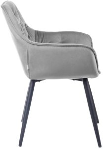 Homla HOMLA CHERRY Krzesło szare 57x63x84 cm 3